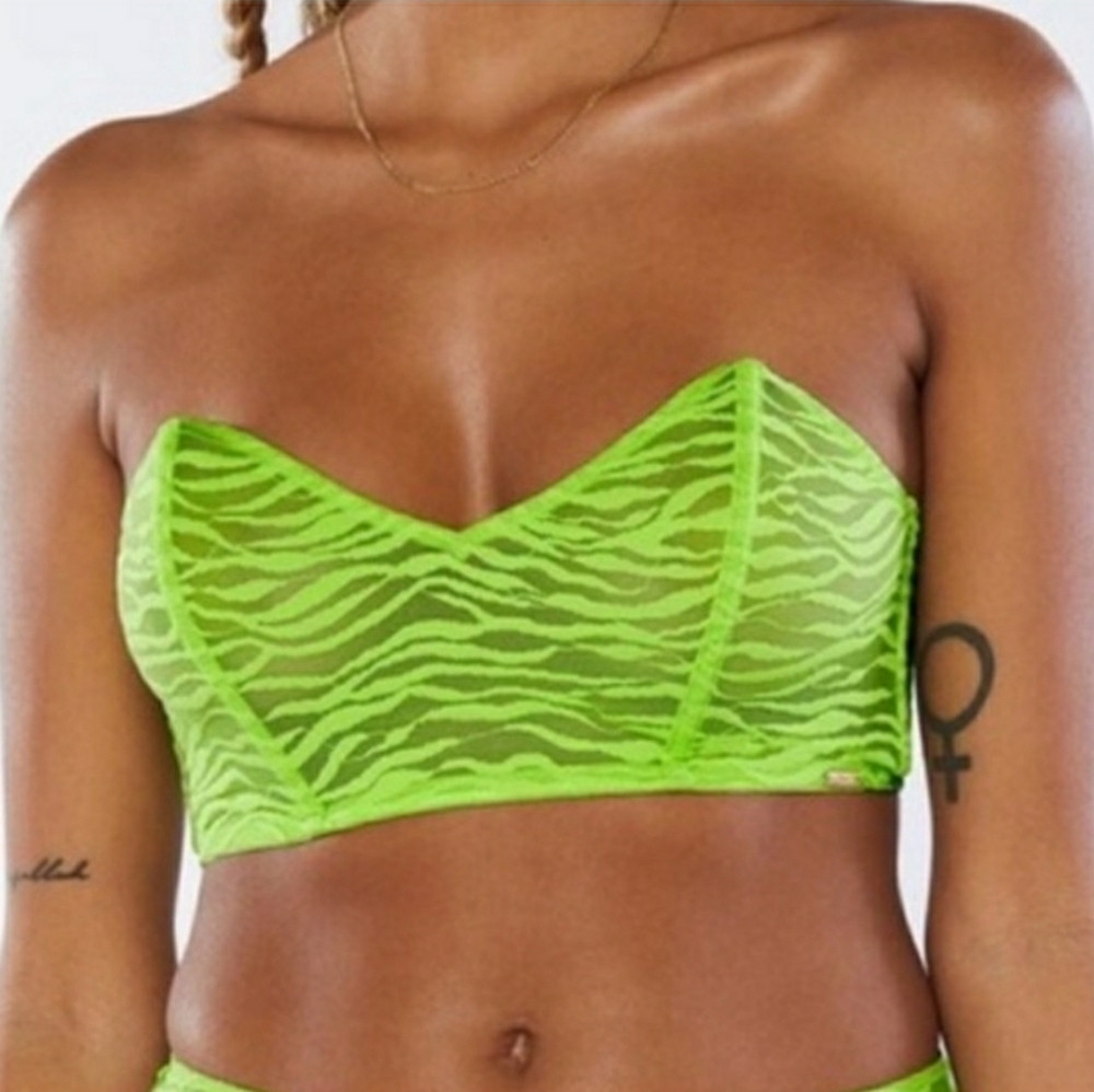 SavagexFenty Lime Green Bra Top
